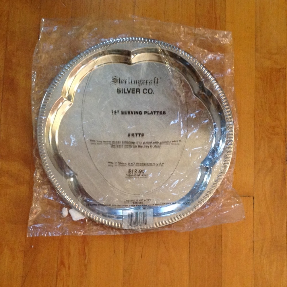 Sterlingcraft Silver CO 14" Serving Platter #KTT2